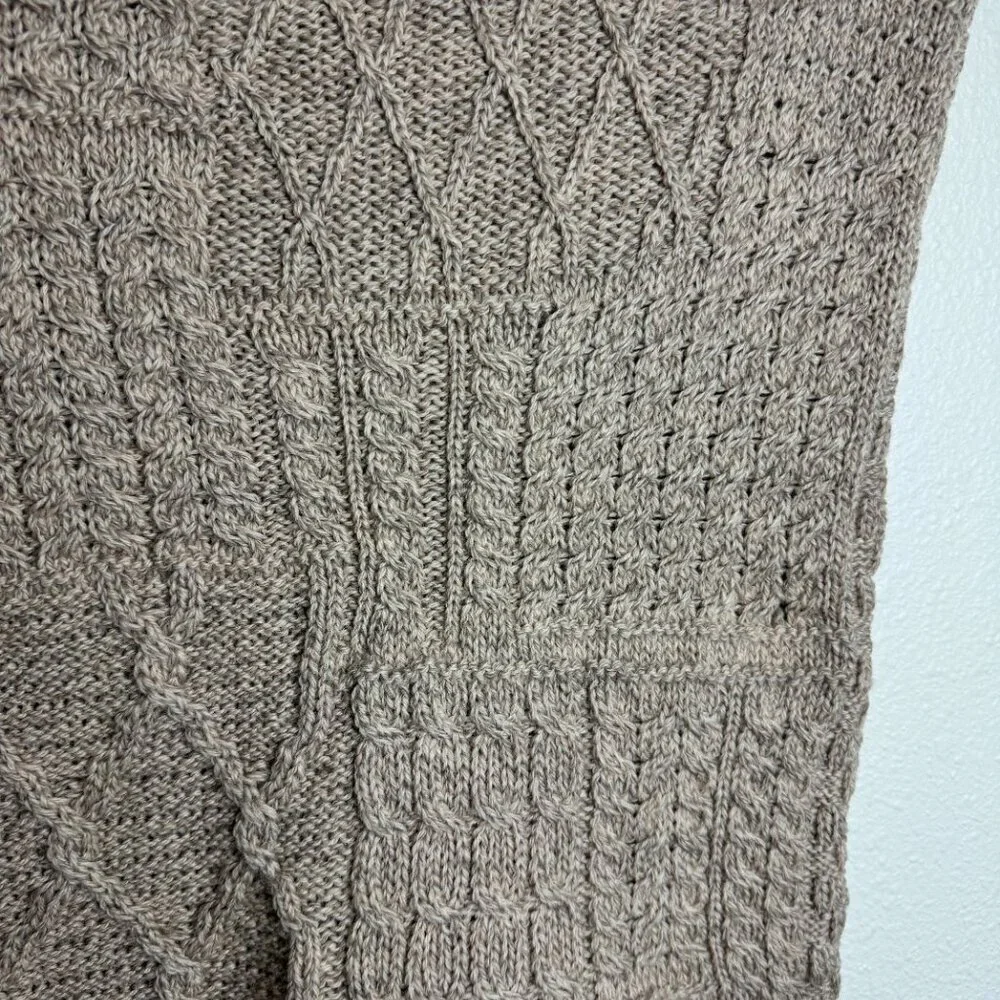 ARAN - Knit Cushion Cover 100% Merino Wool  IRELAND